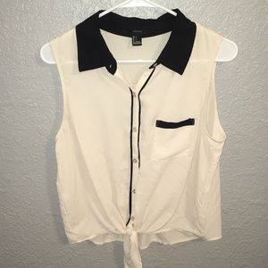 Button down collar neck Blouse